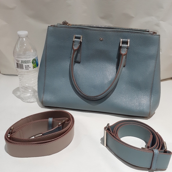 Anya Hindmarch stone blue tote - Picture 4 of 14